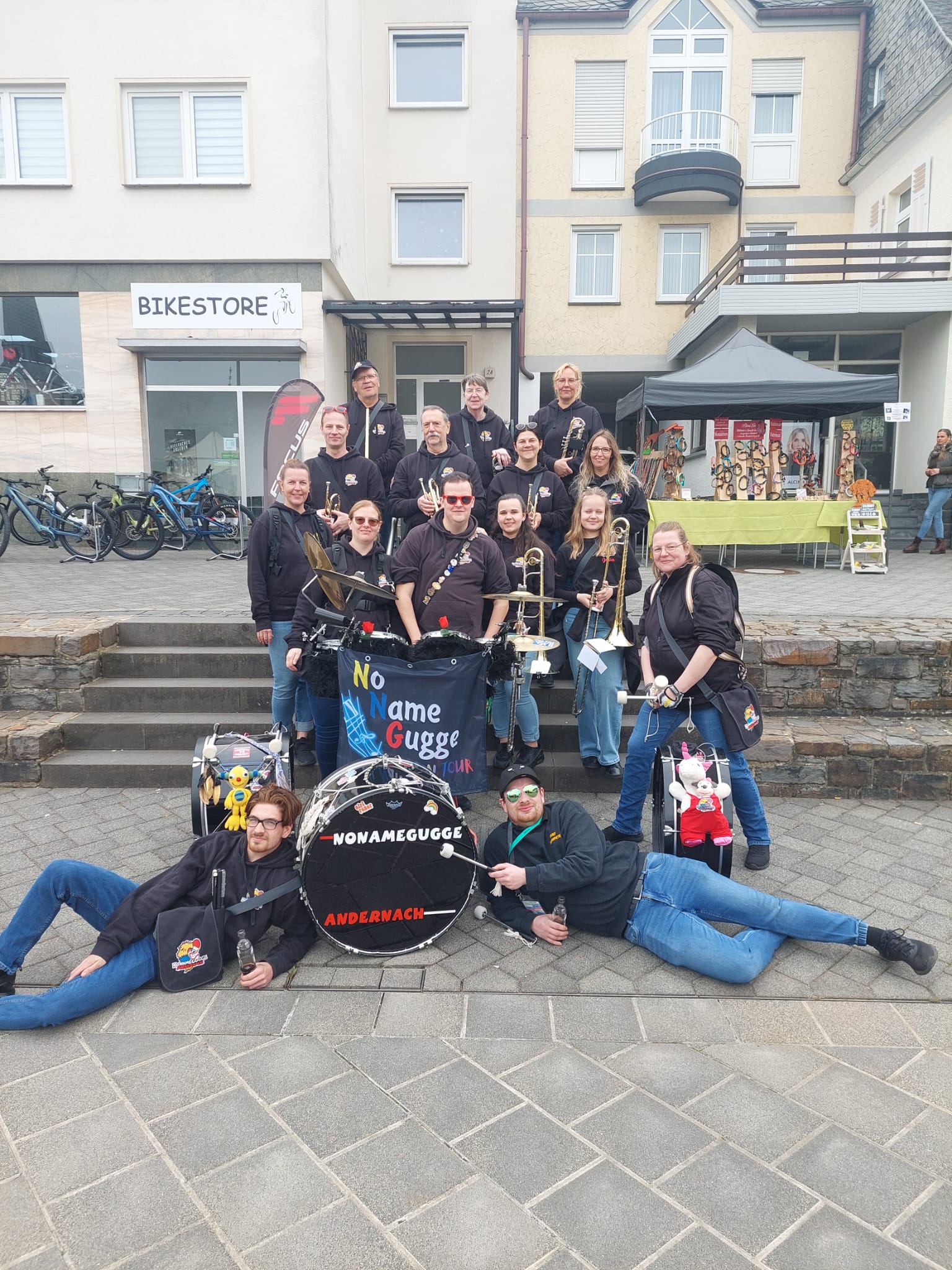 No Name Gugge Andernach Gruppenfoto nach einem Auftritt